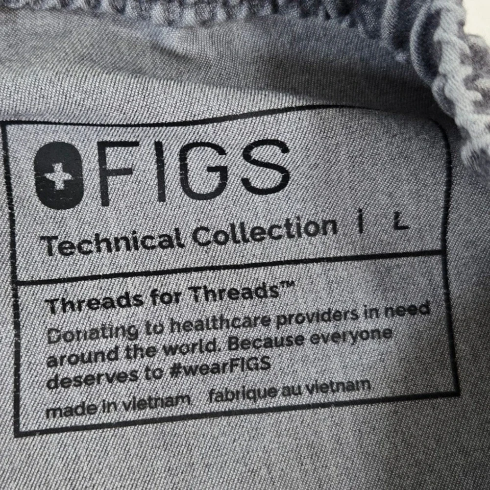 Figs Scrub Pants Mens LG Graphite Gray Technical Collection Style 32x32 Cargo